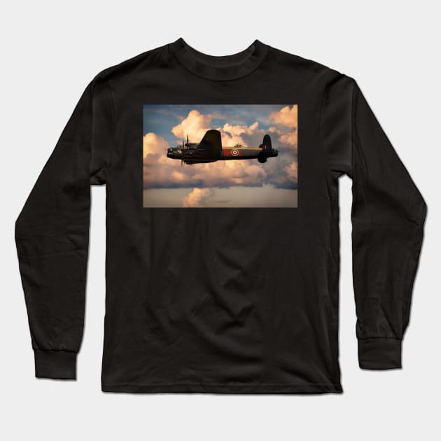 Lancaster L-Leader Long Sleeve T-Shirt by aviationart